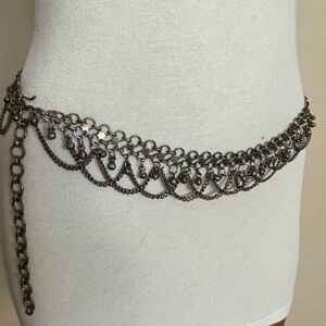 BOHEMIAN Women's BRONZE-TONE Chain BELLY DANCING Metal BELT